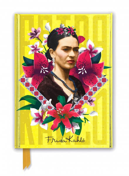 Libreta amarillo Frida Khalo